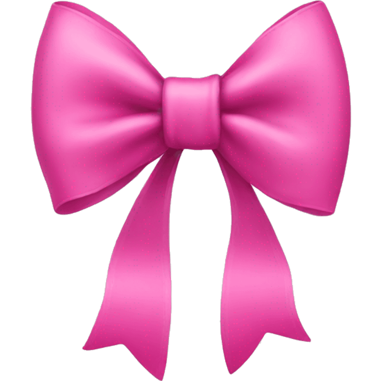 Pink bow emoji