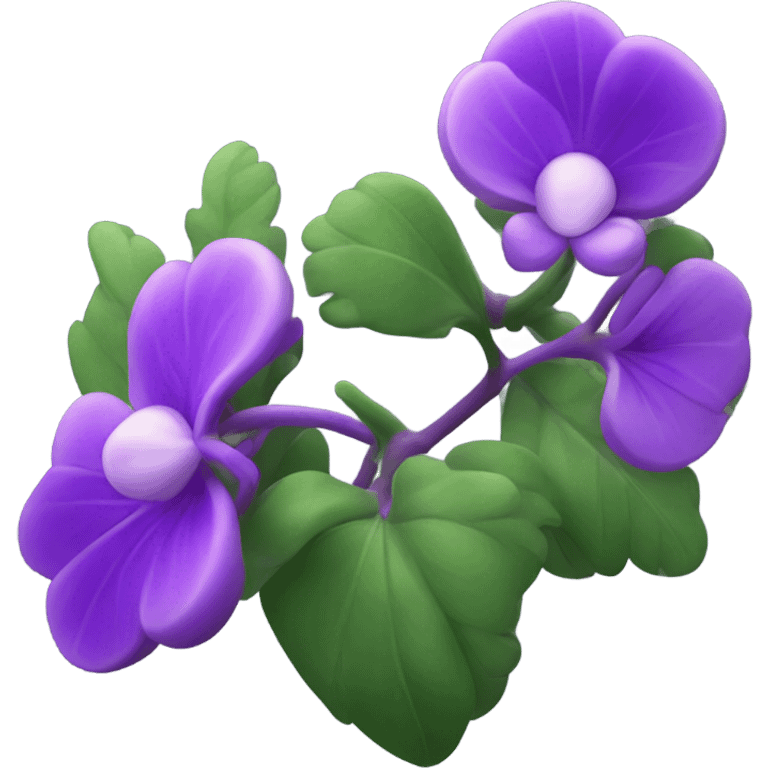 violet plant emoji