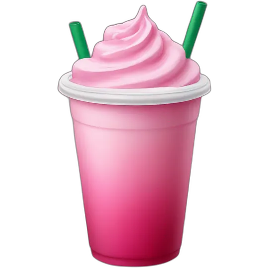 Starbucks pink drink emoji