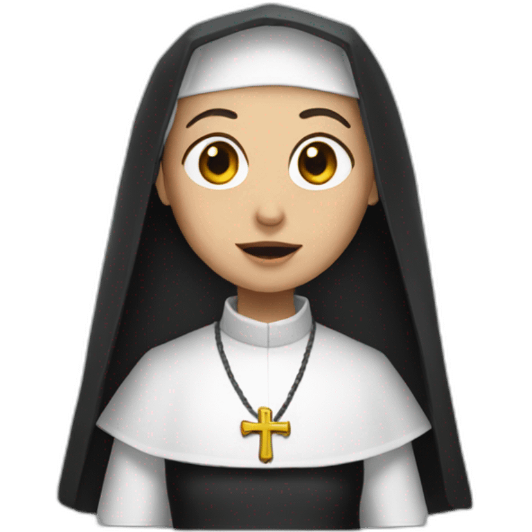 The nun emoji