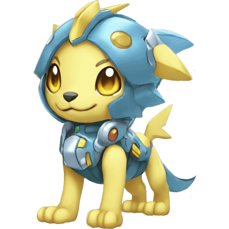 cute cool edgy beautiful shiny pretty Digimon-Fakemon-animal full body emoji