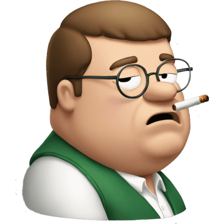 Peter griffin smoking emoji