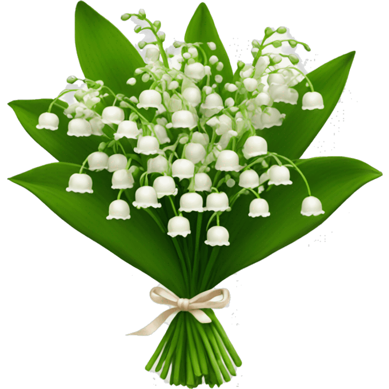 Lily of the valley bouquet  emoji