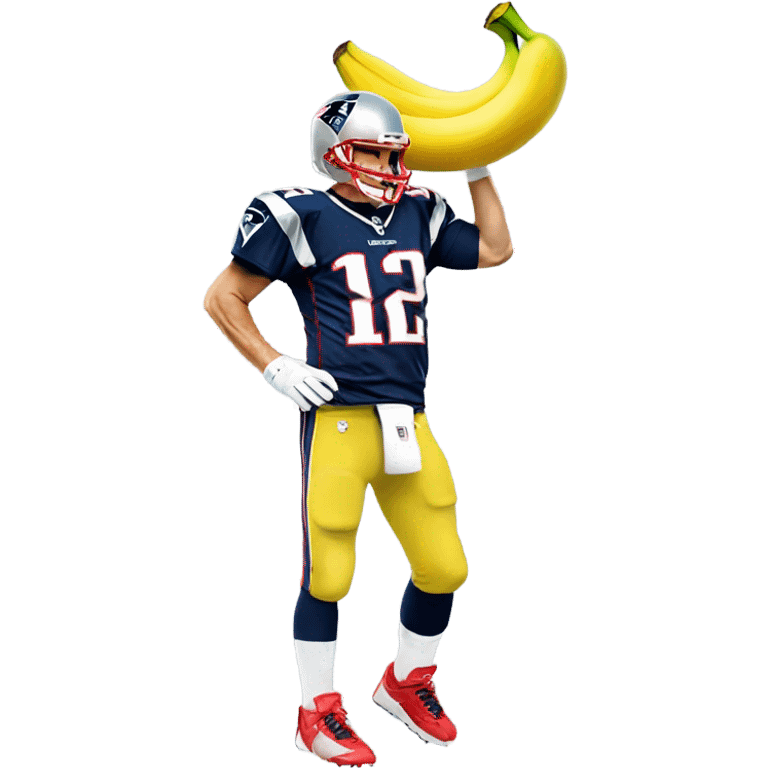 Tom Brady in a banana costume  emoji