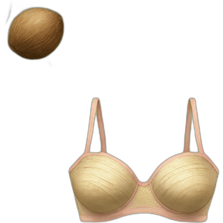 Coconut bra emoji