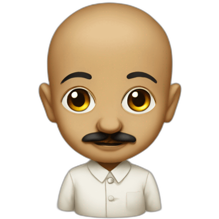 gandhi and hitler baby emoji