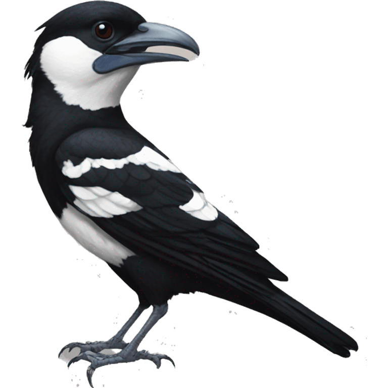 australian magpie emoji