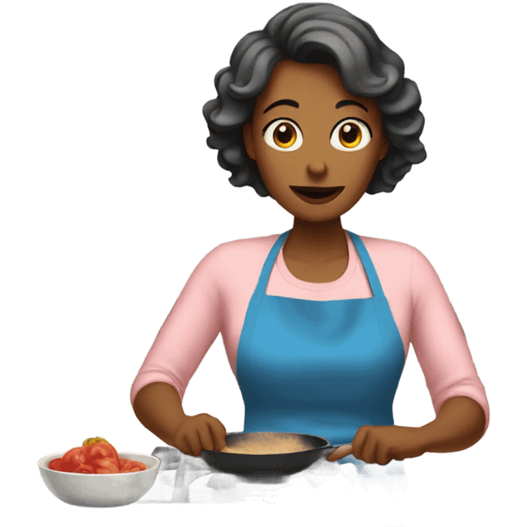 Mom cooking emoji