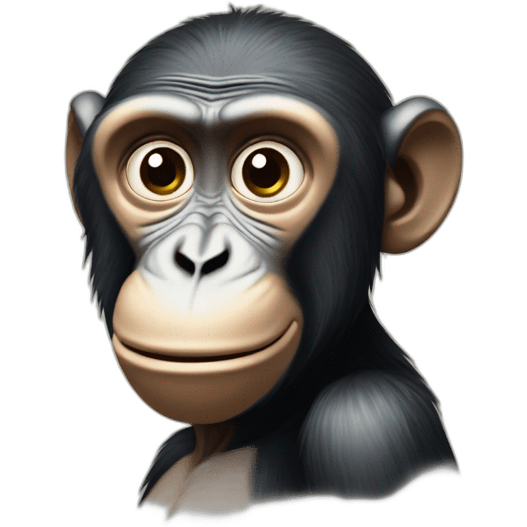 sceptical monkey emoji