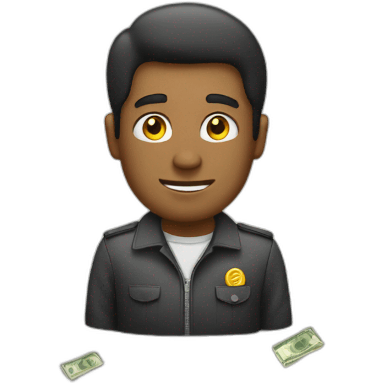 men with money in bank emoji