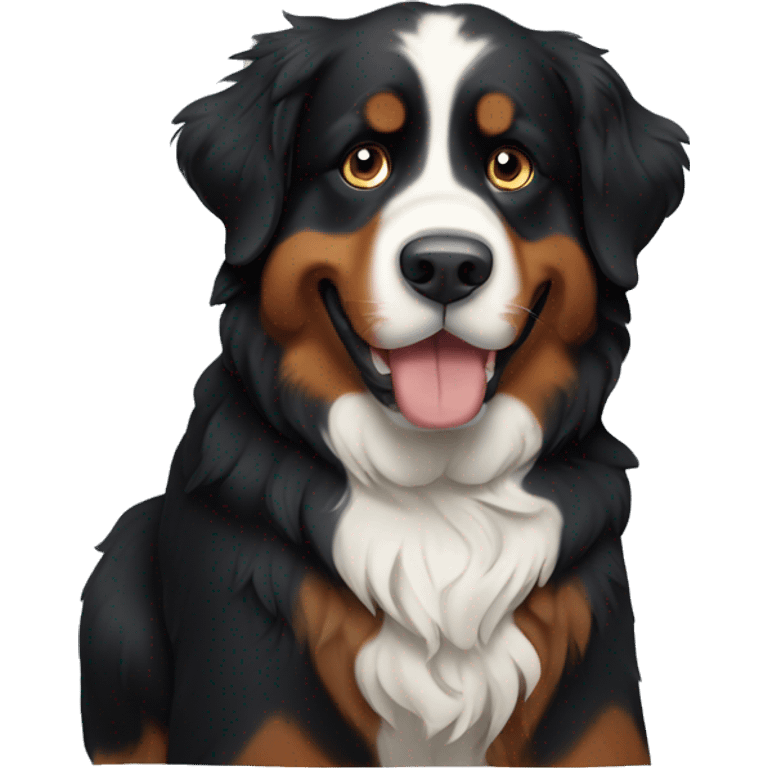 Bernese mountain dog emoji