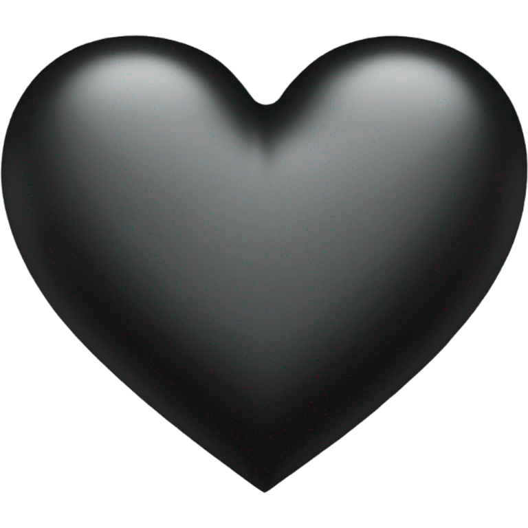 Black heart emoji