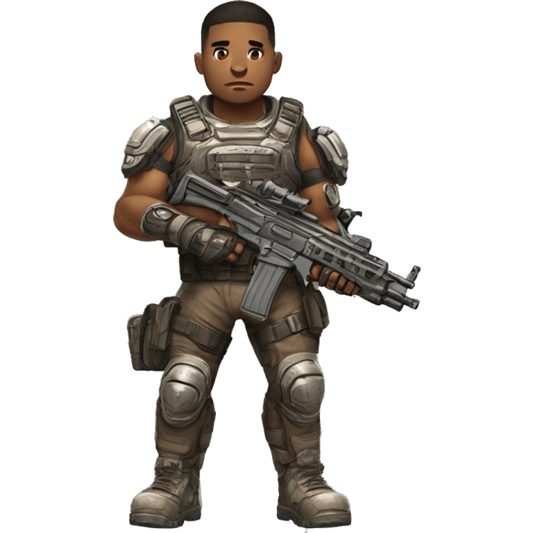 Soldier from video game “gears of war” emoji