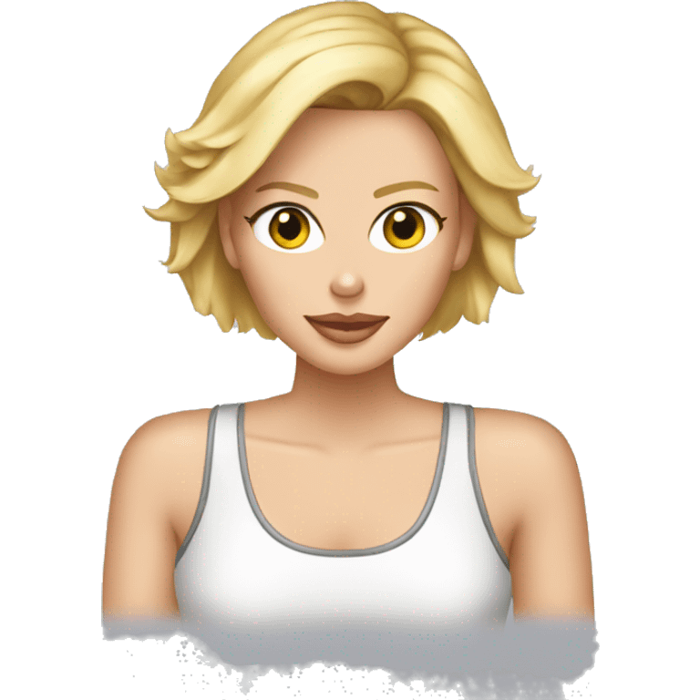 charlize theron wearing tank top emoji