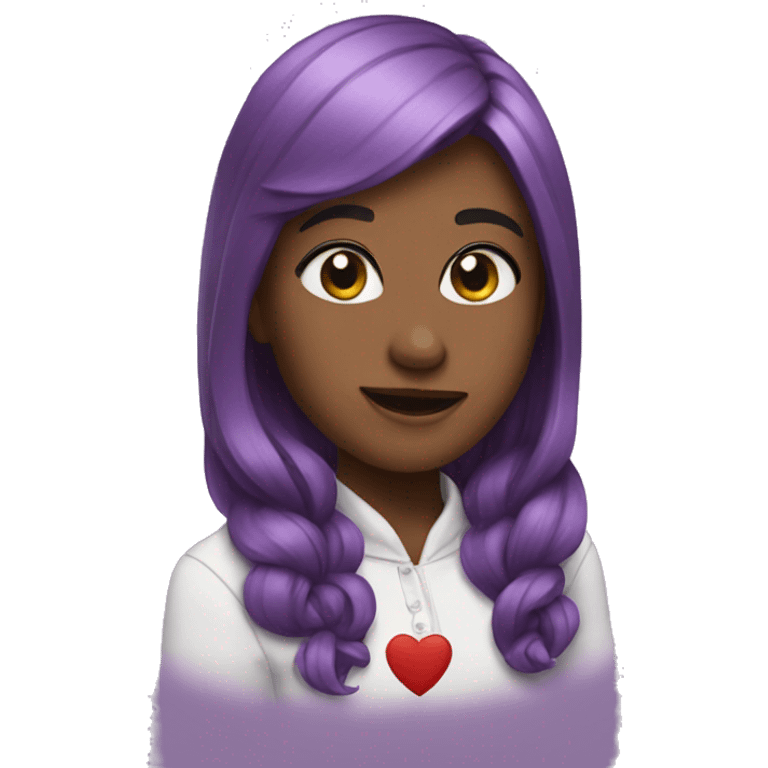 love violet emoji