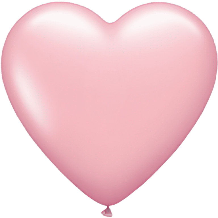 3 pastel pink heart balloons emoji