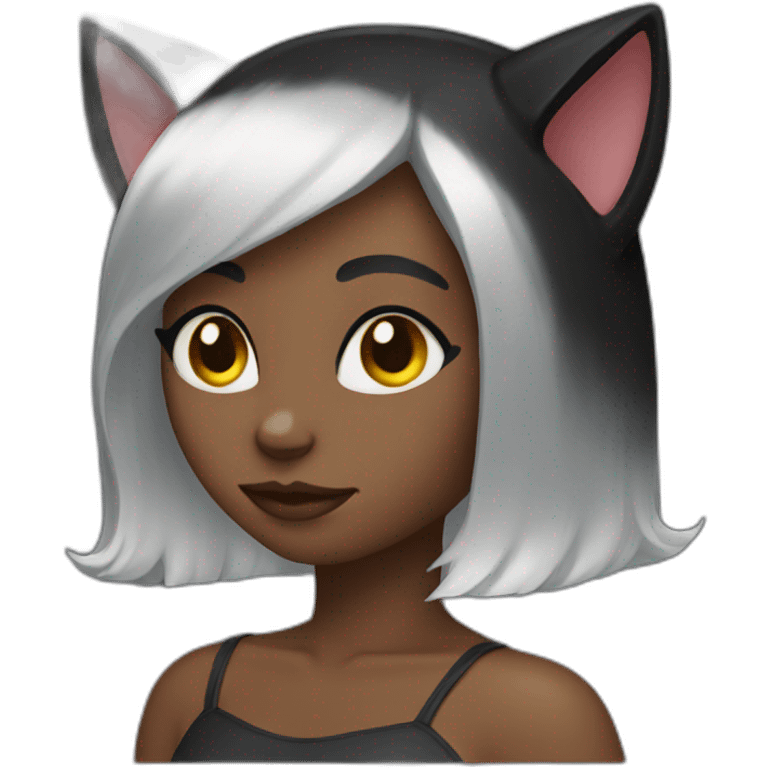 black-cat-girl emoji