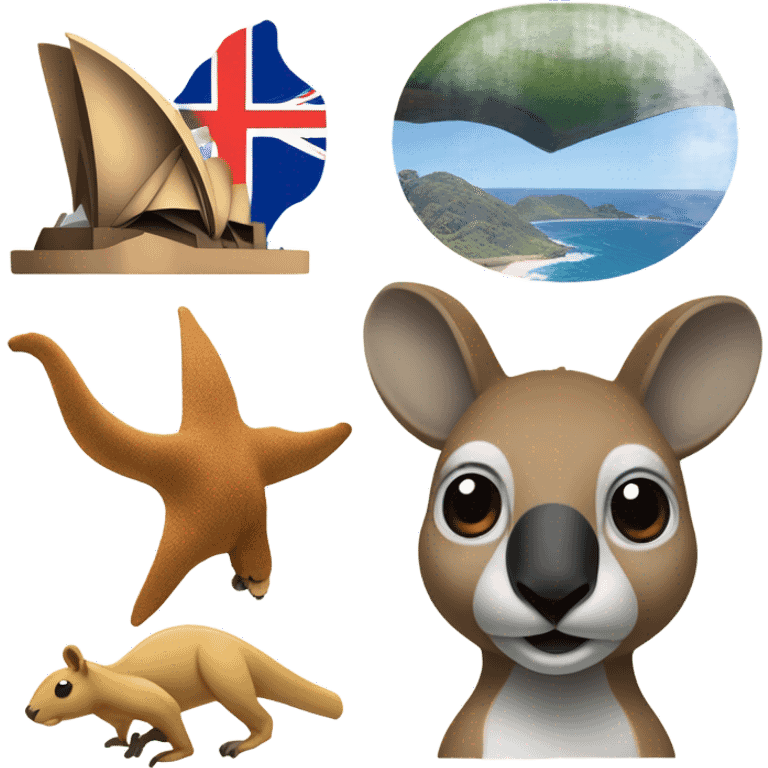 Symbols of Australia emoji