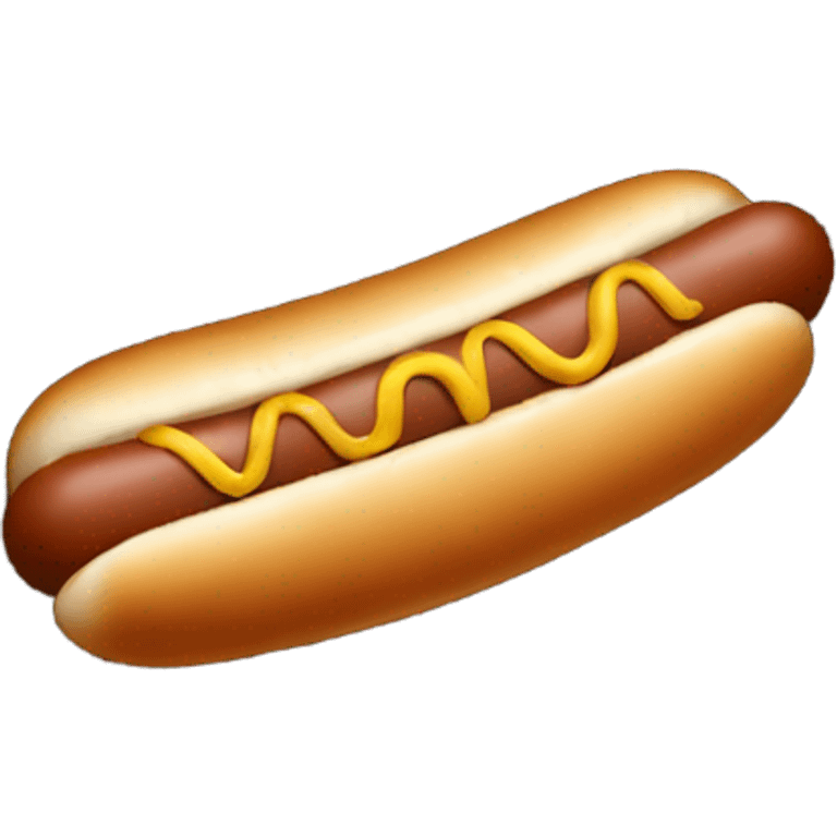 Brown hot dog in a drawer emoji