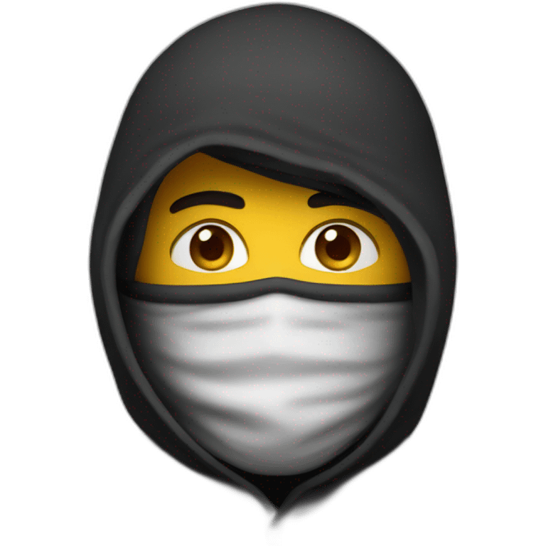 Balaclava man emoji