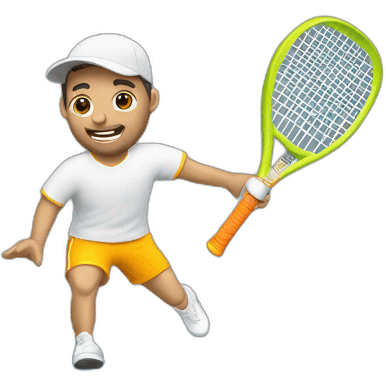 Playing padel emoji