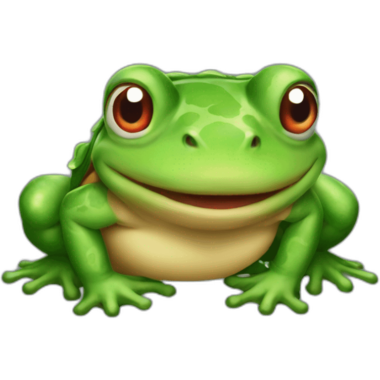 if Bowser was a frog emoji