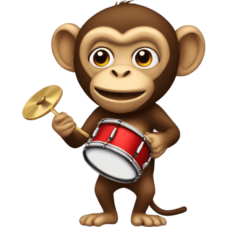 monkey with cymbals emoji