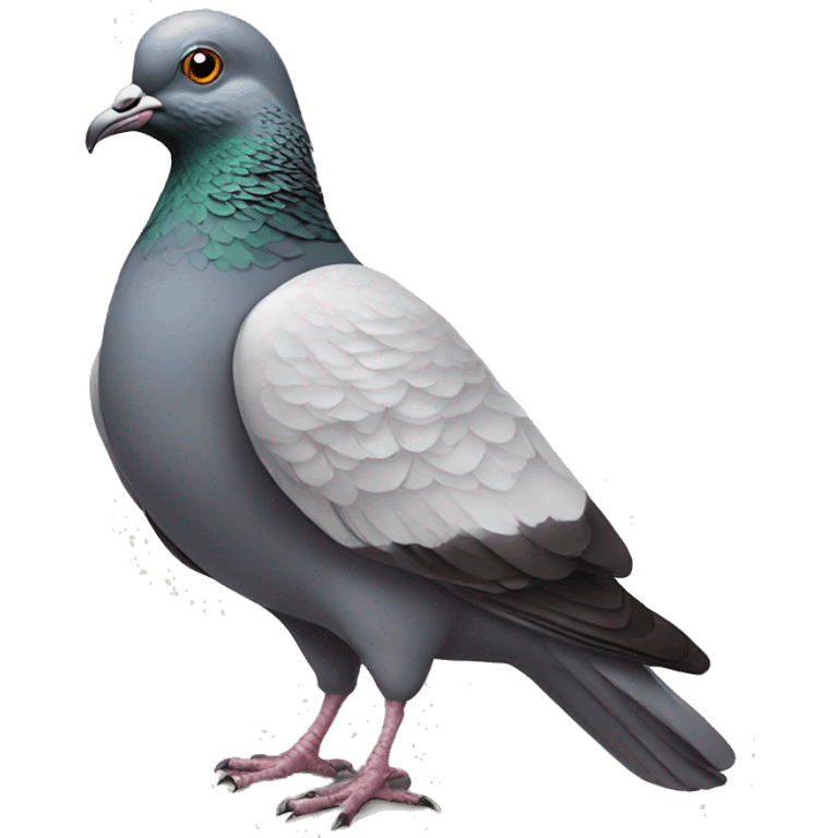 hipster pigeon emoji