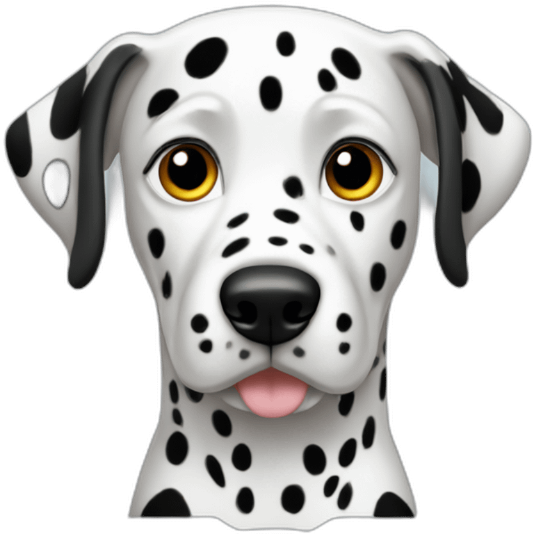 Plain Dalmatian for sale emoji