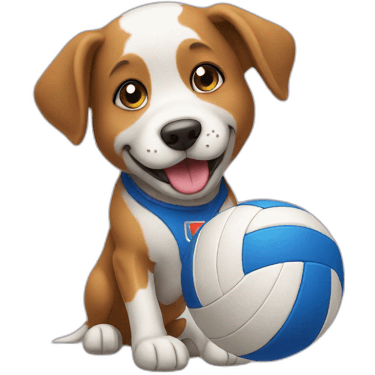 dog-playing-volleyball-setting emoji