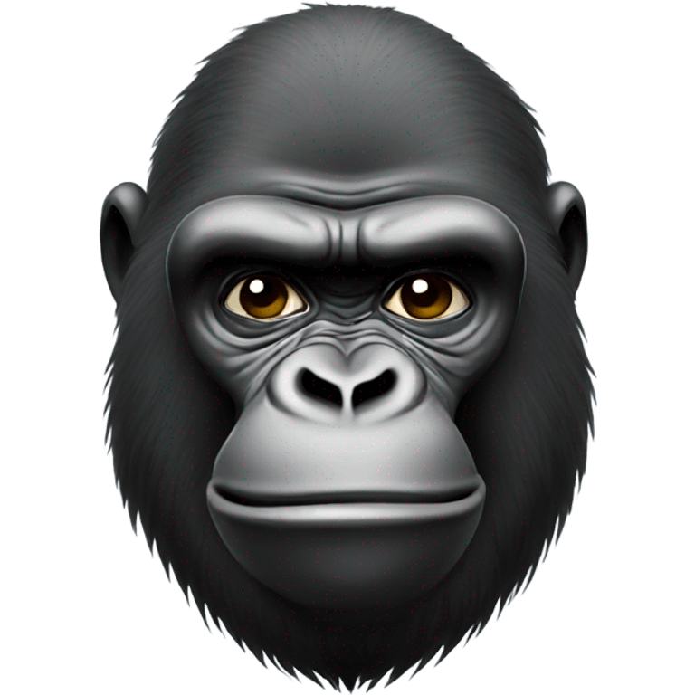 A gorilla picking his nose emoji