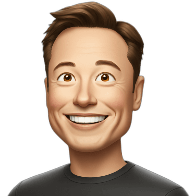 Happy elon musk emoji