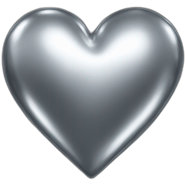 Chrome heart emoji