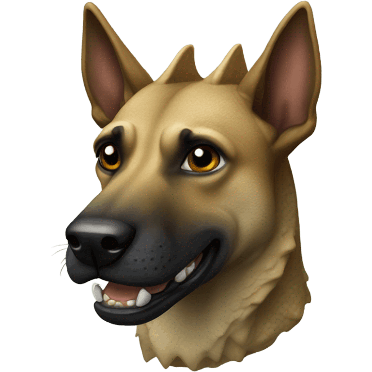 a malinois crocodile emoji