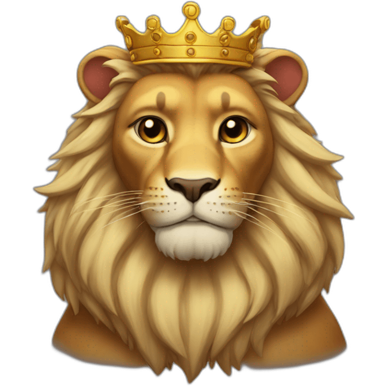 Cat king lion emoji