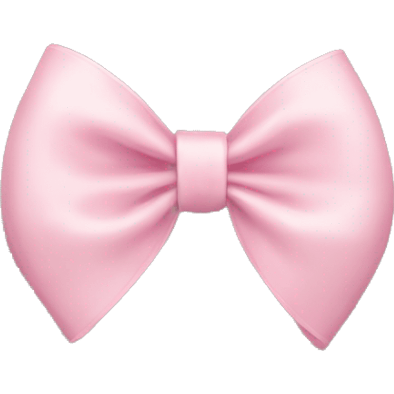 Light pink bow emoji