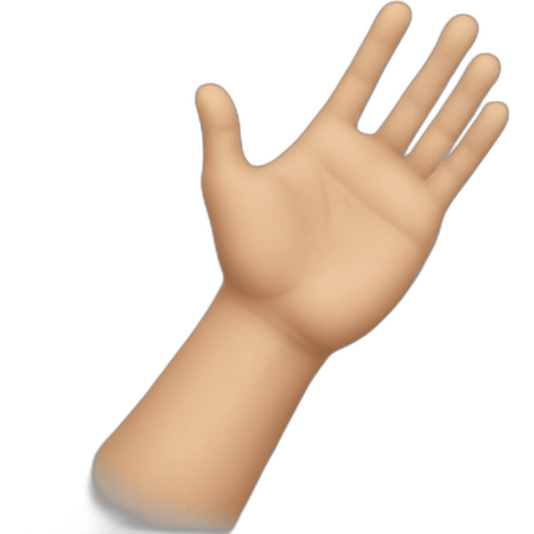 back hand emoji