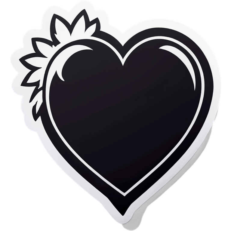 Corazón negro emoji