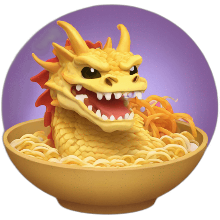 ramen dragon emoji