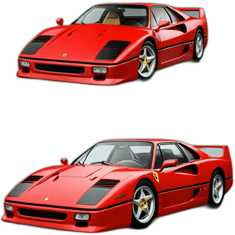 Ferrari-voiture-f40 emoji