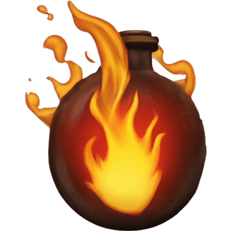 Fireball whiskey logo  emoji