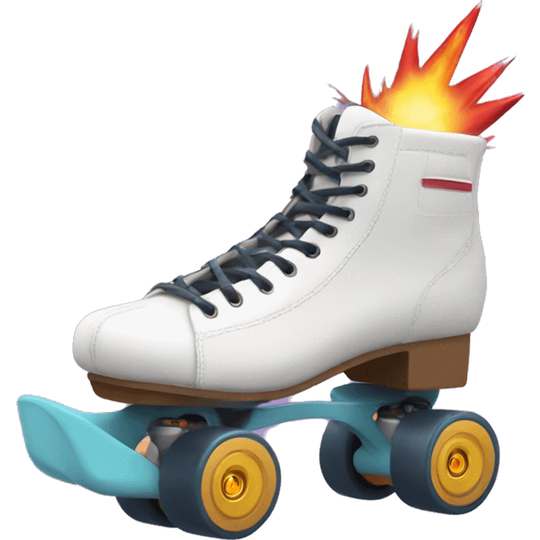 rollerskate powered by rockets emoji