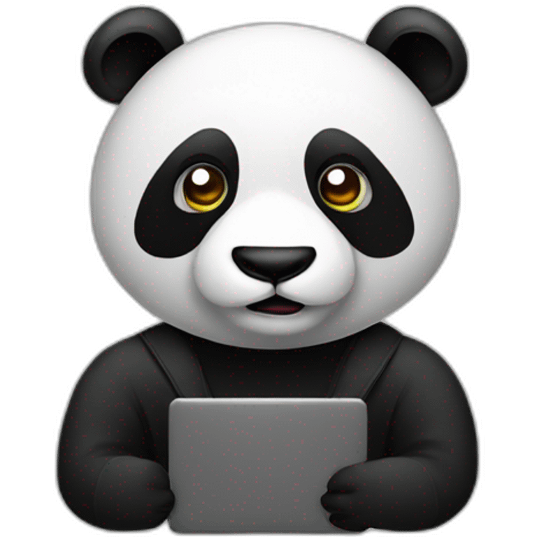 panda hacker emoji