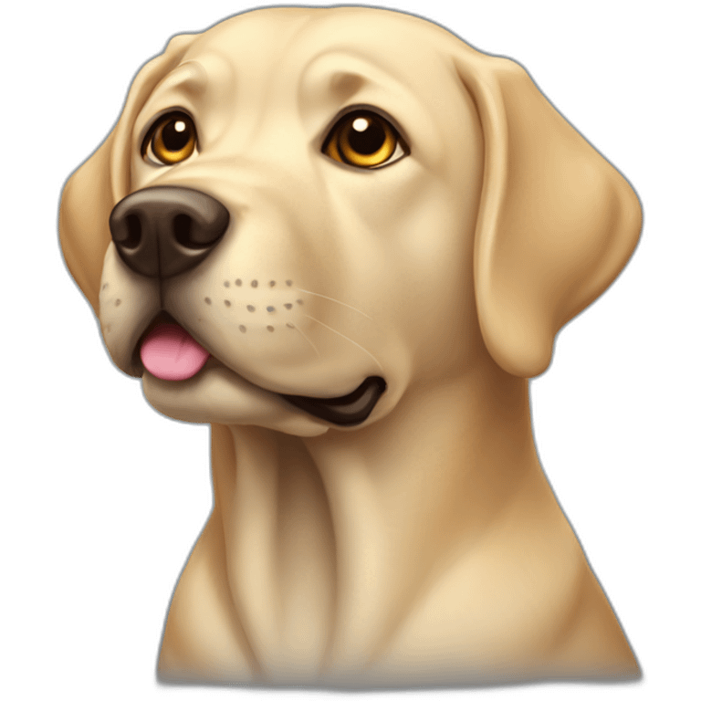 Labrador de toalha  emoji