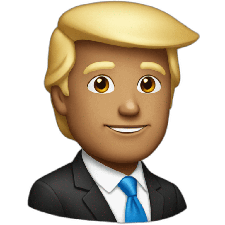 donald trump black emoji