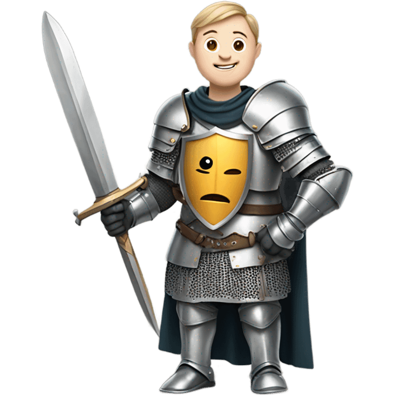 Down syndrome knight emoji