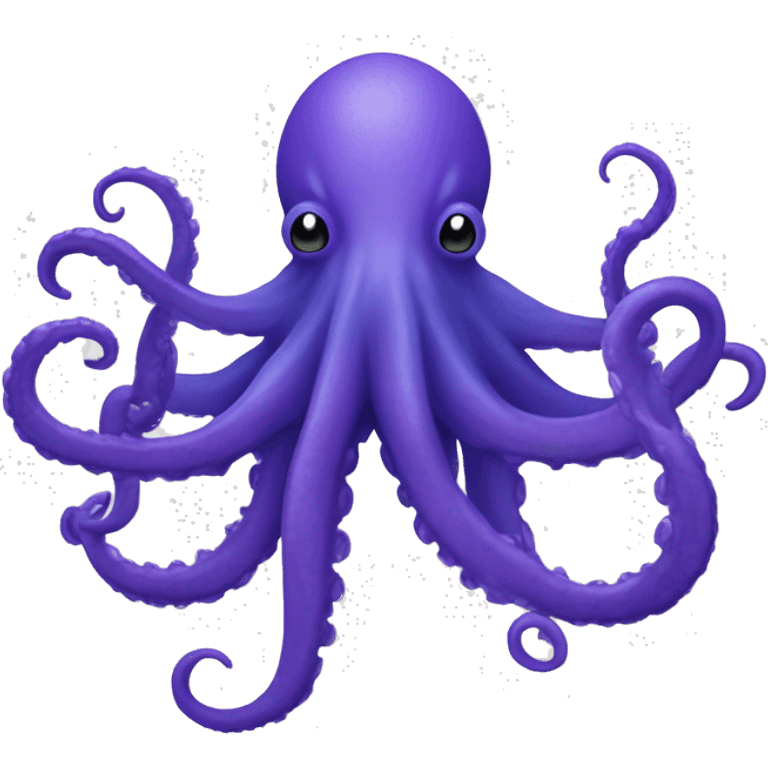 Kraken avec écrit GG nuance couleur bleu violet emoji