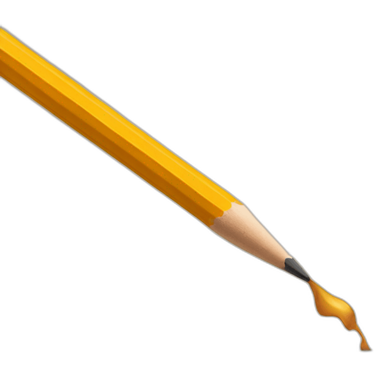 The pencil broke in two emoji