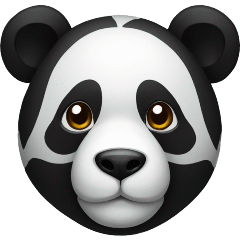 Black panda emoji