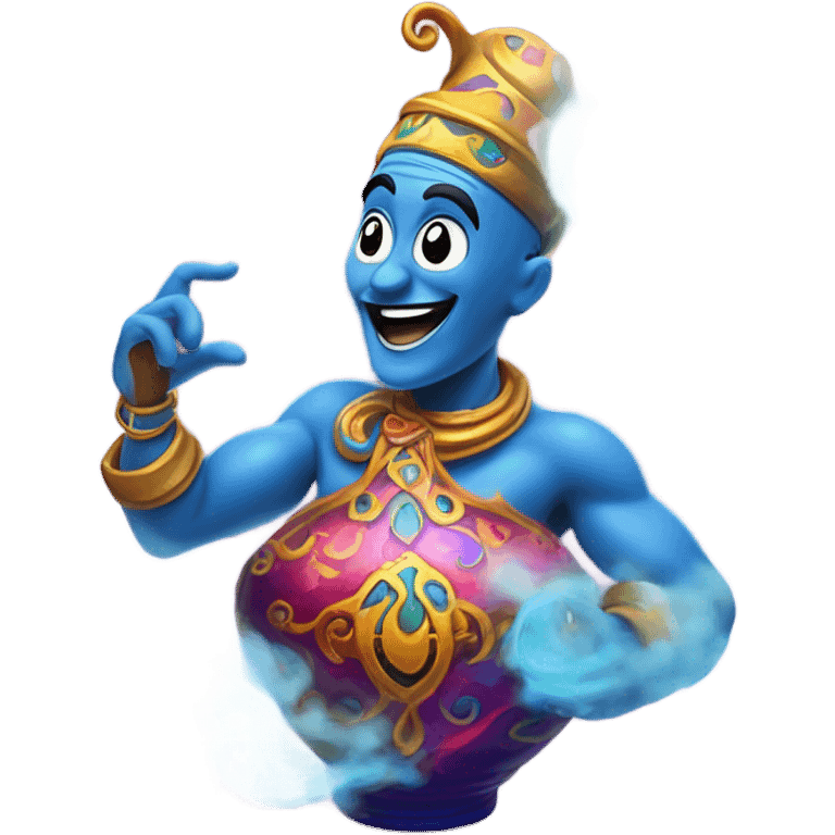 genie in bottle emoji